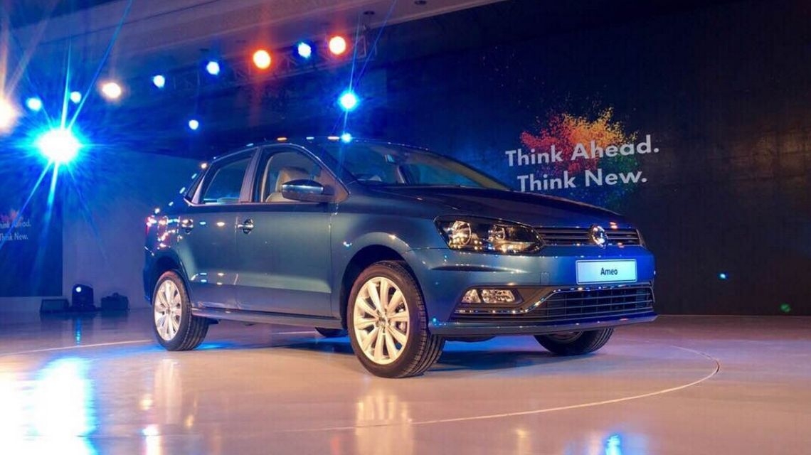Компактный седан Volkswagen Ameo представлен официально