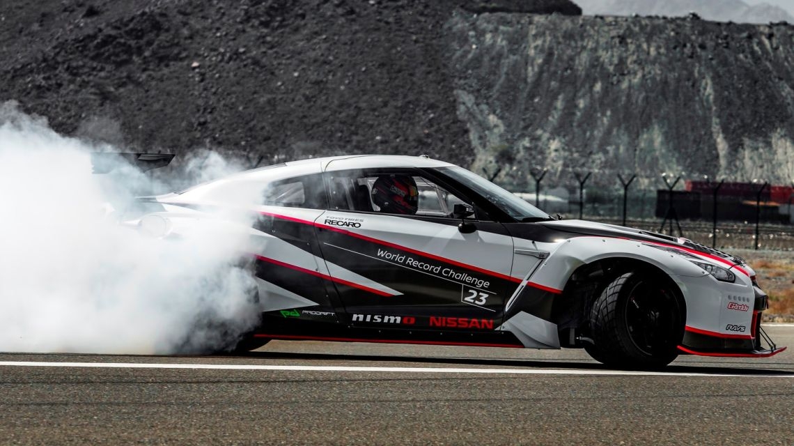 Nissan GT-R установил в дрифте новый мировой рекорд